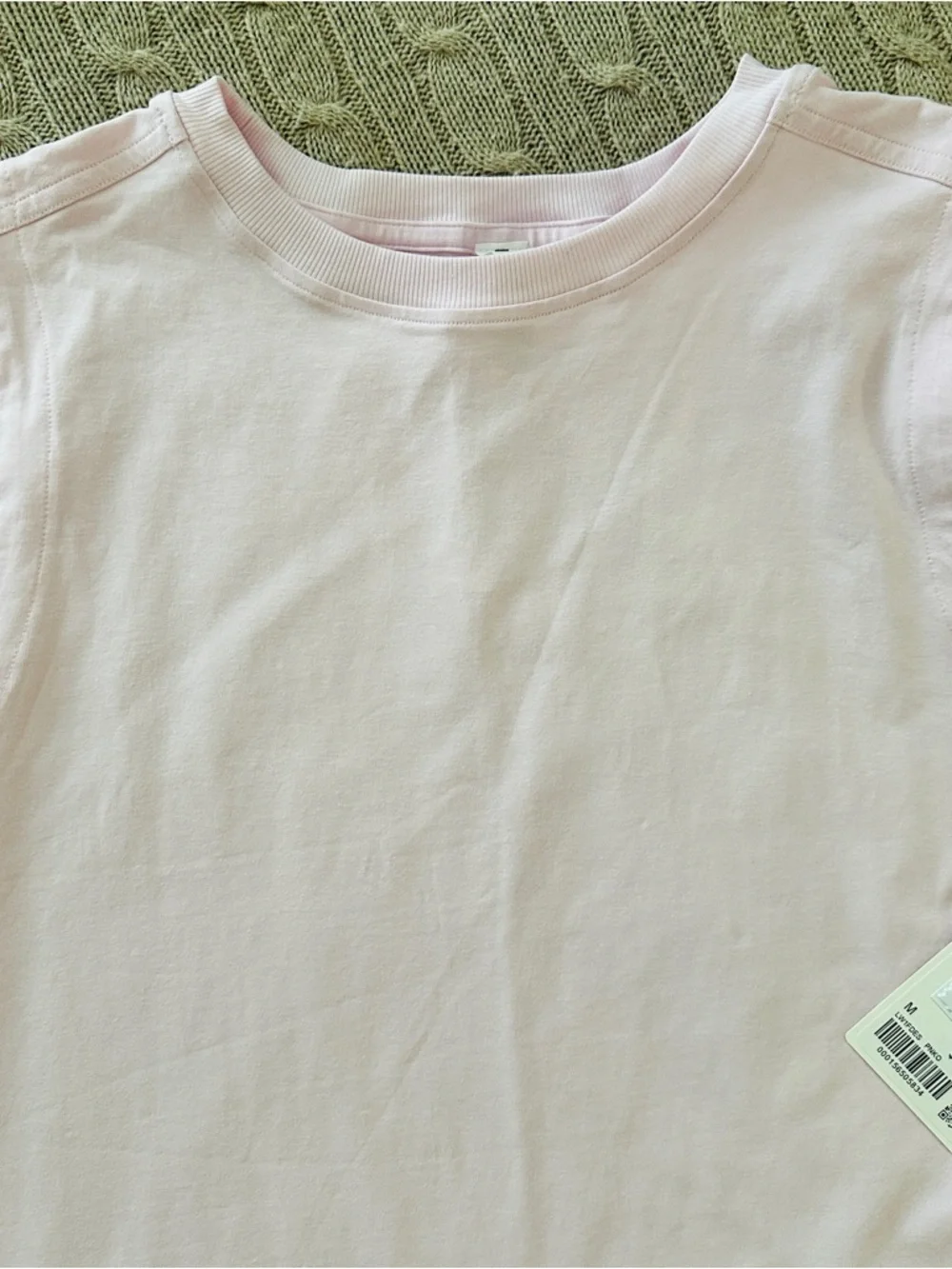 NWT Lululemon All Yours Organic Cotton Tank, Pink Organza, Medium